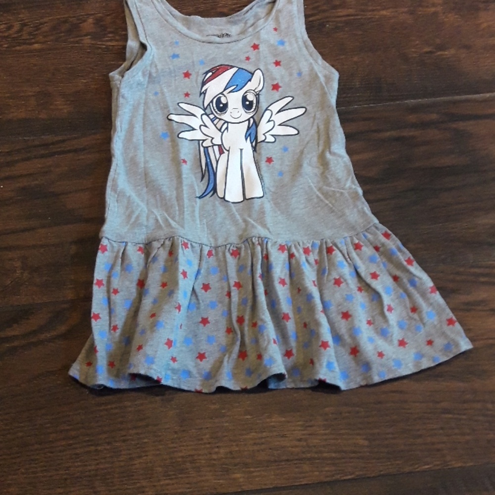 Girls patriotic rainbowdash dress